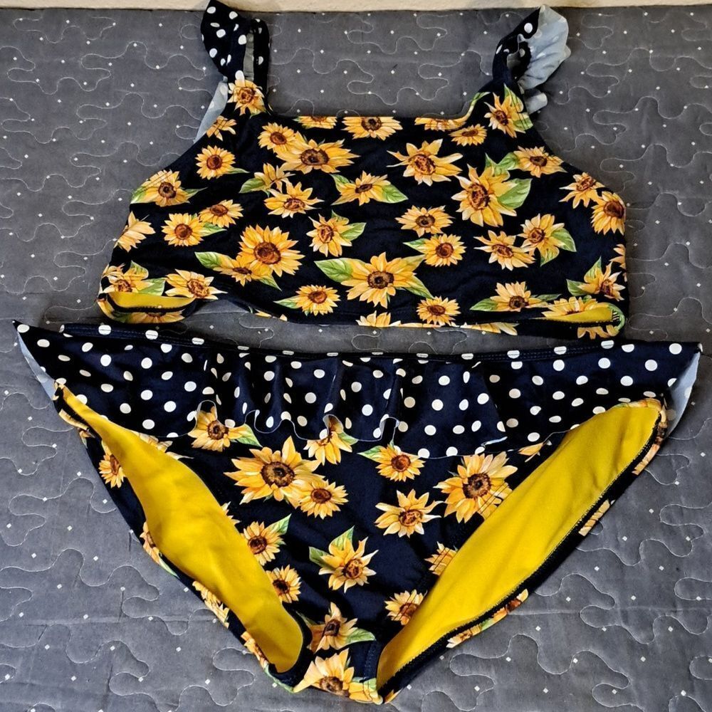 Peyton & Parker Sunflower bikini set size 18.5